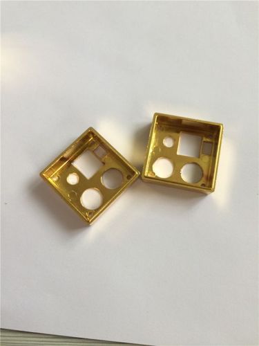 深圳专业电镀厂电镀电子产品五金配件铝合金材料电镀24k黄金色